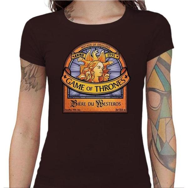 T-shirt Geekette - Bière du Westeros Game of Throne