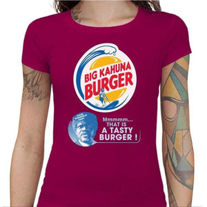 T-shirt Geekette - Big Kahuna Burger - Couleur Fuchsia - Taille S