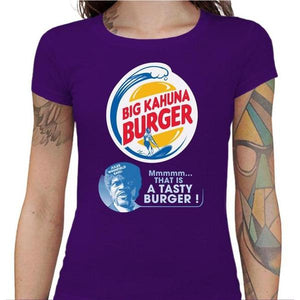 T-shirt Geekette - Big Kahuna Burger - Couleur Violet - Taille S