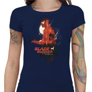 T-shirt Geekette - Blade Runner - Couleur Bleu Nuit - Taille S