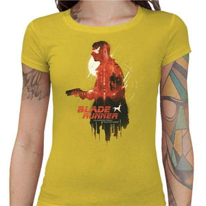 T-shirt Geekette - Blade Runner - Couleur Jaune - Taille S