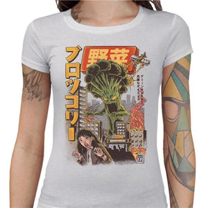 T-shirt Geekette - Broccozilla - Couleur Blanc - Taille S