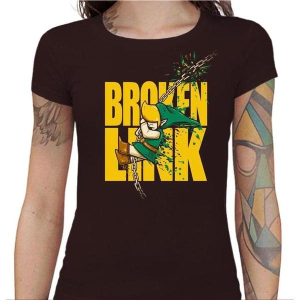 T-shirt Geekette - Broken Link