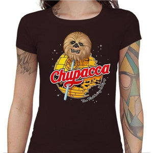 T-shirt Geekette - Chupacca - Couleur Chocolat - Taille S