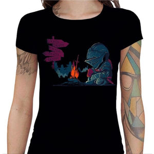 T-shirt Geekette - Dark Death Tiny - Couleur Noir - Taille S