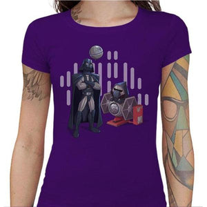 T-shirt Geekette - Dark Grandpa - Couleur Violet - Taille S