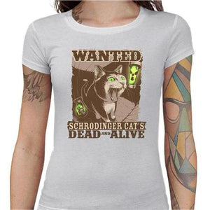 T-shirt Geekette - Dead and Alive - Couleur Blanc - Taille S