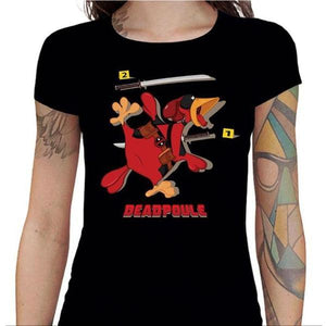 T-shirt Geekette - Deadpoule - Couleur Noir - Taille S