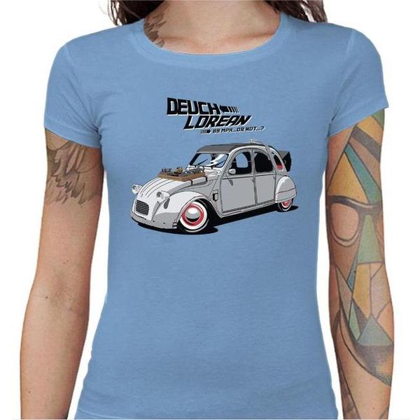 T-shirt Geekette - Deuch' Lorean - DeLorean