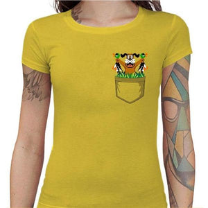 T-shirt Geekette - Dog Hunter - Couleur Jaune - Taille S