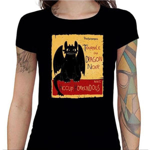 T-shirt Geekette - Dragons Krokmou - Couleur Noir - Taille S