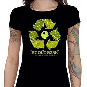 T-shirt Geekette - Ecolog33k - Couleur Noir - Taille S