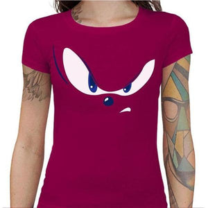 T-shirt Geekette - Eyes of the Sonic - Couleur Fuchsia - Taille S