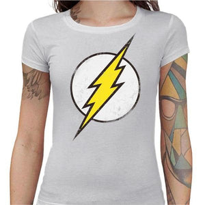 T-shirt Geekette - Flash - Couleur Blanc - Taille S