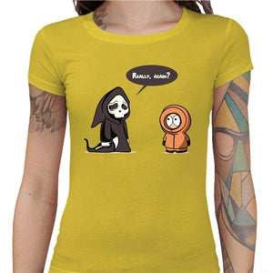 T-shirt Geekette - Friends Forever - Couleur Jaune - Taille S