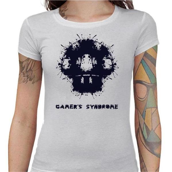 T-shirt Geekette - Gamer's syndrom