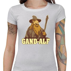 T-shirt Geekette - Gandalf Alf - Couleur Blanc - Taille S