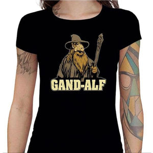 T-shirt Geekette - Gandalf Alf - Couleur Noir - Taille S