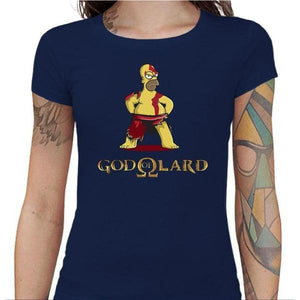 T-shirt Geekette - God Of Lard - Couleur Bleu Nuit - Taille S