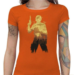 T-shirt Geekette - Han Solo - Couleur Orange - Taille S