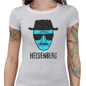 T-shirt Geekette - Heisenberg - Blue Meth - Couleur Blanc - Taille S