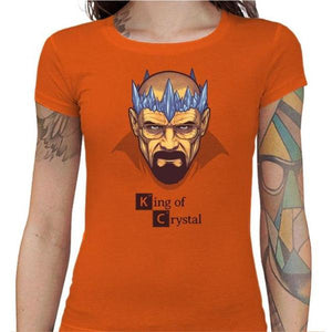T-shirt Geekette - Heisenberg King - Couleur Orange - Taille S