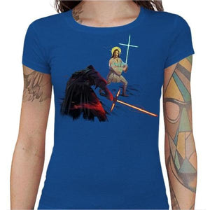 T-shirt Geekette - Holy Wars - Couleur Bleu Royal - Taille S