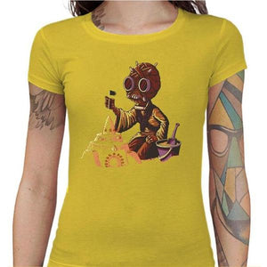 T-shirt Geekette - Homme des sables - Couleur Jaune - Taille S