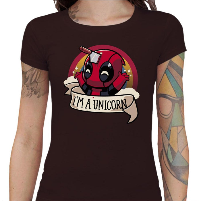 T-shirt Geekette - I am unicorn