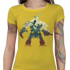 T-shirt Geekette - Imperial Knight - Couleur Jaune - Taille S