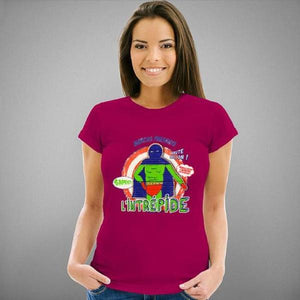 T-shirt Geekette - Intrépide - Couleur Fuchsia - Taille S