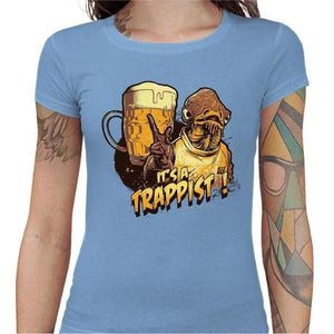T-shirt Geekette - It's a Trappist - Ackbar - Couleur Ciel - Taille S