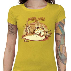 T-shirt Geekette - Jobbi Jabba - Couleur Jaune - Taille S