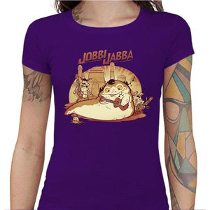 T-shirt Geekette - Jobbi Jabba - Couleur Violet - Taille S