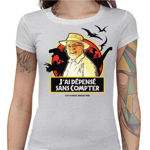 T-shirt Geekette - John Hammond - Couleur Blanc - Taille S