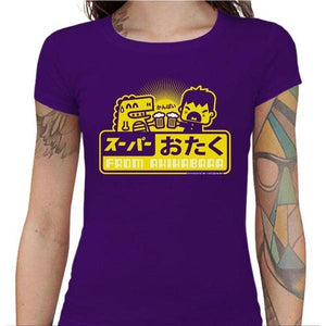 T-shirt Geekette - Kampai ! - Couleur Violet - Taille S