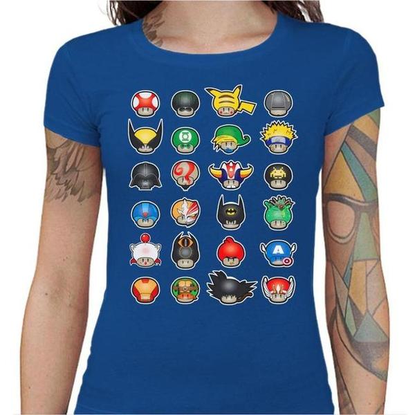 T-shirt Geekette - Know your Mushroom