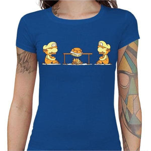 T-shirt Geekette - Koopa Koopa - Couleur Bleu Royal - Taille S