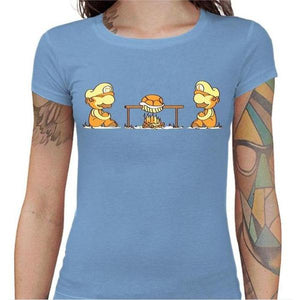 T-shirt Geekette - Koopa Koopa - Couleur Ciel - Taille S