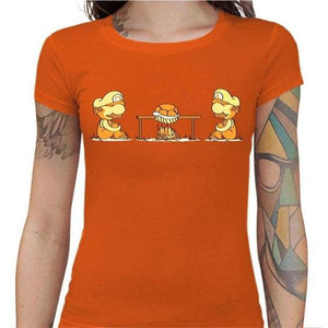 T-shirt Geekette - Koopa Koopa - Couleur Orange - Taille S