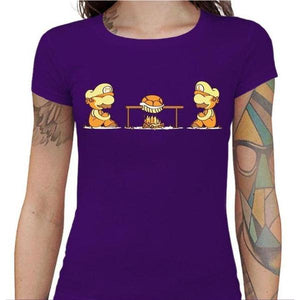 T-shirt Geekette - Koopa Koopa - Couleur Violet - Taille S