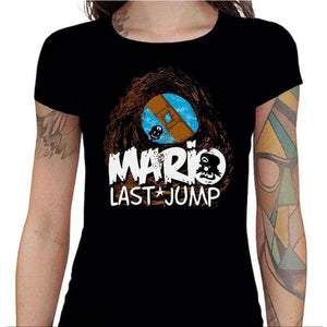 T-shirt Geekette - Last Jump ! - Couleur Noir - Taille S