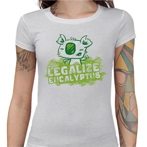 T-shirt Geekette - Legalize Eucalyptus - Couleur Blanc - Taille S