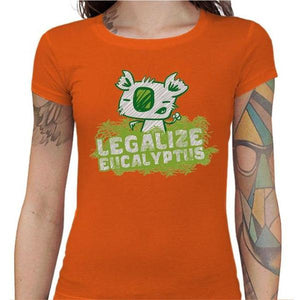 T-shirt Geekette - Legalize Eucalyptus - Couleur Orange - Taille S
