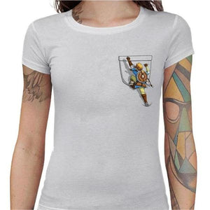 T-shirt Geekette - Link Climbing - Couleur Blanc - Taille S