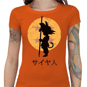 T-shirt Geekette - Looking for the Dragon Ball - Couleur Orange - Taille S