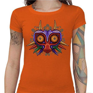 T-shirt Geekette - Majora's Art - Couleur Orange - Taille S