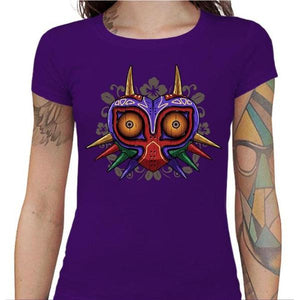 T-shirt Geekette - Majora's Art - Couleur Violet - Taille S