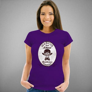 T-shirt Geekette - Marcus Low School - Couleur Violet - Taille S
