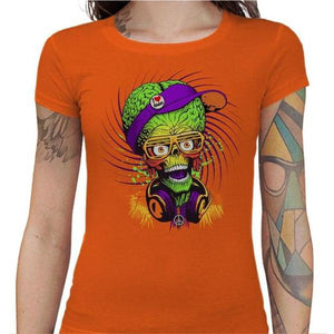 T-shirt Geekette - Mars Attack - Couleur Orange - Taille S
